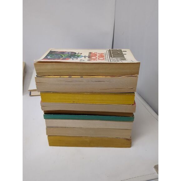 Science Fiction Book‎ Lot Arthur Clarke Isaac Asimov Chalker & More Sci-fi VTG - Picture 11 of 12